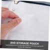 Angoily Cd Storage Case Slot DVD Pouch -Pressure Hard Case for Travel Disc Protector Zipper Design for Organizing DVDs and view 2
