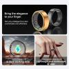Dpofirs Smart Ring, Bluetooth Wearable Men Women Fitness Ring for Step Tracking, Electric Book Page Turning Camera Remote Control for Android for iOS (8#) view 3