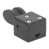 Morse Code Key, Morse Code Key Double Paddle Automatic Telegraph Key Short Radio CW Key with Magnetic Base QU2020 view 4