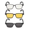 VBESTLIFE Smart Glasses, Bluetooth 5.3 Open Ear Smart Glasses with Built in Microphone, Voice Control, IP5, Dual Speakers, Stereo, for Men (with Polarized Night Vision Lens) view 1