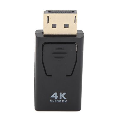 Yanmis 4K DisplayPort to HD Multimedia Interface Adapter, Lossless Conversion, Plug and Play, Video and Audio Sync, High Efficiency Heat Dissipation for