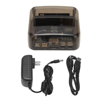 Yanmis Bay USB 3.0 to IDE External Hard Drive Docking Station for 2.5" and 3.5", HDD Docking Station Compatible with 20TB to 6Gbps with