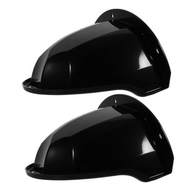 2pcs Camera Rain Cover Outdoor Security Camera Protector Black Weatherproof Housing Shield