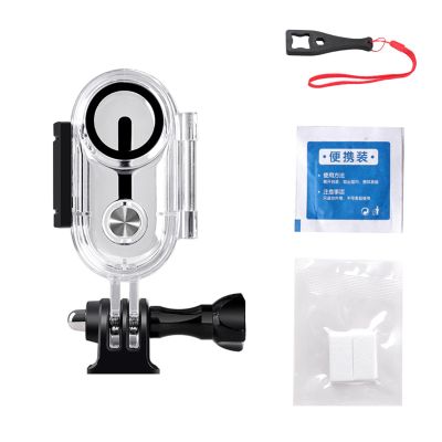 Acahhotxx 60M Waterproof Case for 360 GO 3 Underwater Protective Housing Action Camera Diving Waterproof Protective Case Cover Waterproof Case Transparent Cover
