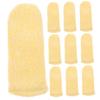 FRCOLOR 10pcs Cut Resistant Finger Cots Thumb Protectors Full Elasticity for Kitchen Woodworking Work view 1