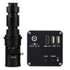 ZTBH Microscope Accessories Kit 4K 30FPS FHD HDMI Digital Industrial Video Microscope Camera Video Image Storage for Biological Microscope Stereo Microscope Microscope Slides (Color : with 500x Lens) view 1