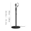 GLigeT Projector Mount Stand Projector Stand Home Floor-Standing Projector Rack Living Room Conference Room Bedside Punch-Free Projector Shelf Black Projector Ceiling Mount view 2