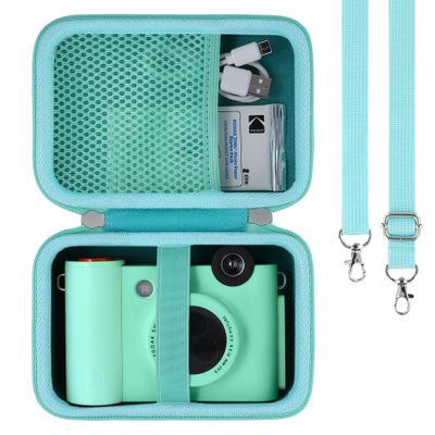 khanka Hard Travel Case Replacement for Kodak smile+/ Kodak Smile Plus Wireless Digital Instant Print Camera with Effect-Changing Lens, 2x3 Sticky-Backed Photo Prints,Case Only (Mint Green)