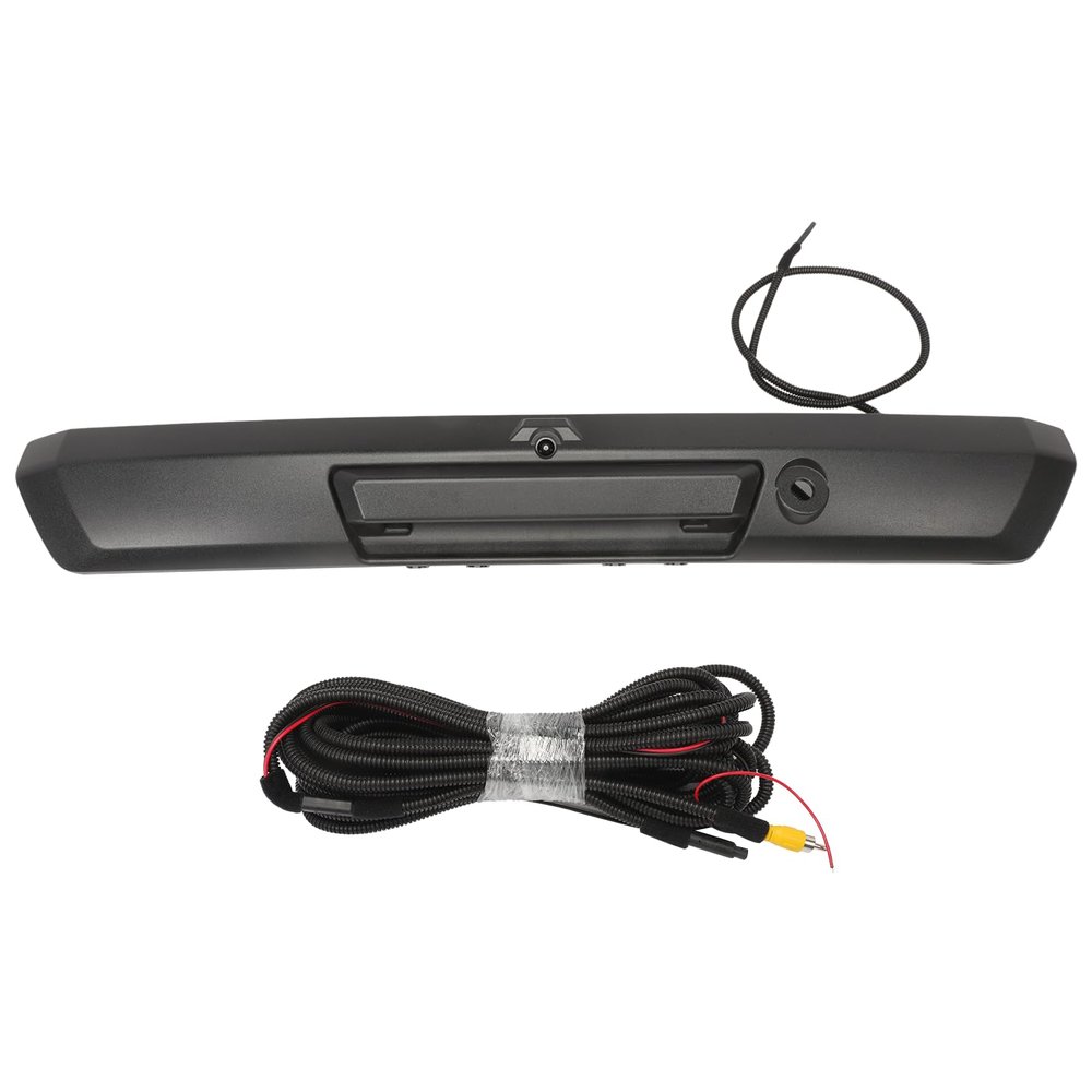 AUROLYNNE Tailgate Handle with Rear View Backup Camera Compatible for F250 F350 F450 Super Duty 2017-2022 Trunk Hatch Handle Camera Without Release Button Replaces#HC3Z-9943400-NA HC3Z-9943400-NB