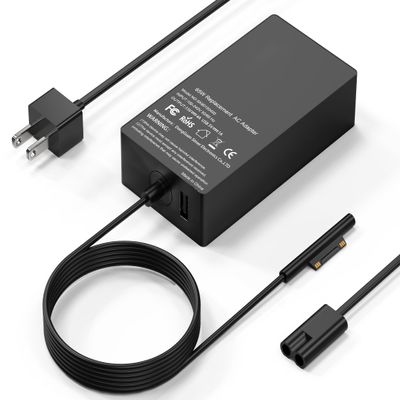 COWOOGMZ Surface Pro Charger-65W Surface Charger Compatible with Microsoft Surface Pro 9,8,7+,7,6,5,4,3,X,10,Surface Book 3,2,1,Surface Go 3,2,Surface Laptop Studio,Support 44W,36W,24W Surface Charger