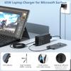 COWOOGMZ Surface Pro Charger-65W Surface Charger Compatible with Microsoft Surface Pro 9,8,7+,7,6,5,4,3,X,10,Surface Book 3,2,1,Surface Go 3,2,Surface Laptop Studio,Support 44W,36W,24W Surface Charger view 2
