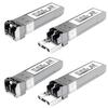 4PCS 10GBase-SR SFP+ Module, Multi-Mode LC Ethernet Transceiver, 10G 850nm MMF up to 400m, Compatible with Cisco SFP-10G-SR, Meraki, Ubiquiti UF-MM-10G, Mikrotik, Netgear, HPE, TP-Link, Aruba and More view 1