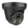 8MP PoE IP Camera Outdoor Indoor,4K Smart Dual Light Turret Camera,Human/Vehicle Detection,Hybrid Color Night Vision,Bulit-in Mic,Full Metal Housing,2.8mm Lens 105Wide Angle,IP67,ON-VIF (Black) view 1