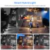 8MP PoE IP Camera Outdoor Indoor,4K Smart Dual Light Turret Camera,Human/Vehicle Detection,Hybrid Color Night Vision,Bulit-in Mic,Full Metal Housing,2.8mm Lens 105Wide Angle,IP67,ON-VIF (Black) view 3
