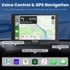 2024 Car Play Screen with Radar Backup Camera, Spedal CL810Pro - Wireless CarPlay & Android Auto, Night Vision HD 170 Ultra Wide Angle Wave Radar Reversing Camera view 3