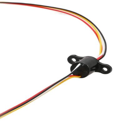 VERBANA Mini Conductive Slipring Dia.8.5mm 4CH Wires 1A Electric Brush Collecting Slip Ring 200RPM Rotary Joint Connector Voltage DC 36V