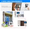 ANJIELO SMART Wired 1080P Video Door Phone Apartment Intercom System,WiFi 2 Unit 10 Inch Touch MonitorSupporting 5 in 1 Unlcking,Motion Detecting,RFID Card Unlocking for Home Tuya,32G view 4