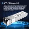 2PCS 10GBase-SR SFP+ Module, Multi-Mode LC Ethernet Transceiver, 10G 850nm MMF up to 400m, Compatible with Cisco SFP-10G-SR, Meraki, Ubiquiti UF-MM-10G, Mikrotik, Netgear, HPE, TP-Link, Aruba and More view 3