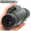 Angoily 1set Outdoor Monocular Telescope Smartphone Adapter Tripod Compact High Magnification Monocular for Bird Watching Hiking Camping and Sightseeing view 2