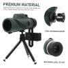 Angoily 1set Outdoor Monocular Telescope Smartphone Adapter Tripod Compact High Magnification Monocular for Bird Watching Hiking Camping and Sightseeing view 3