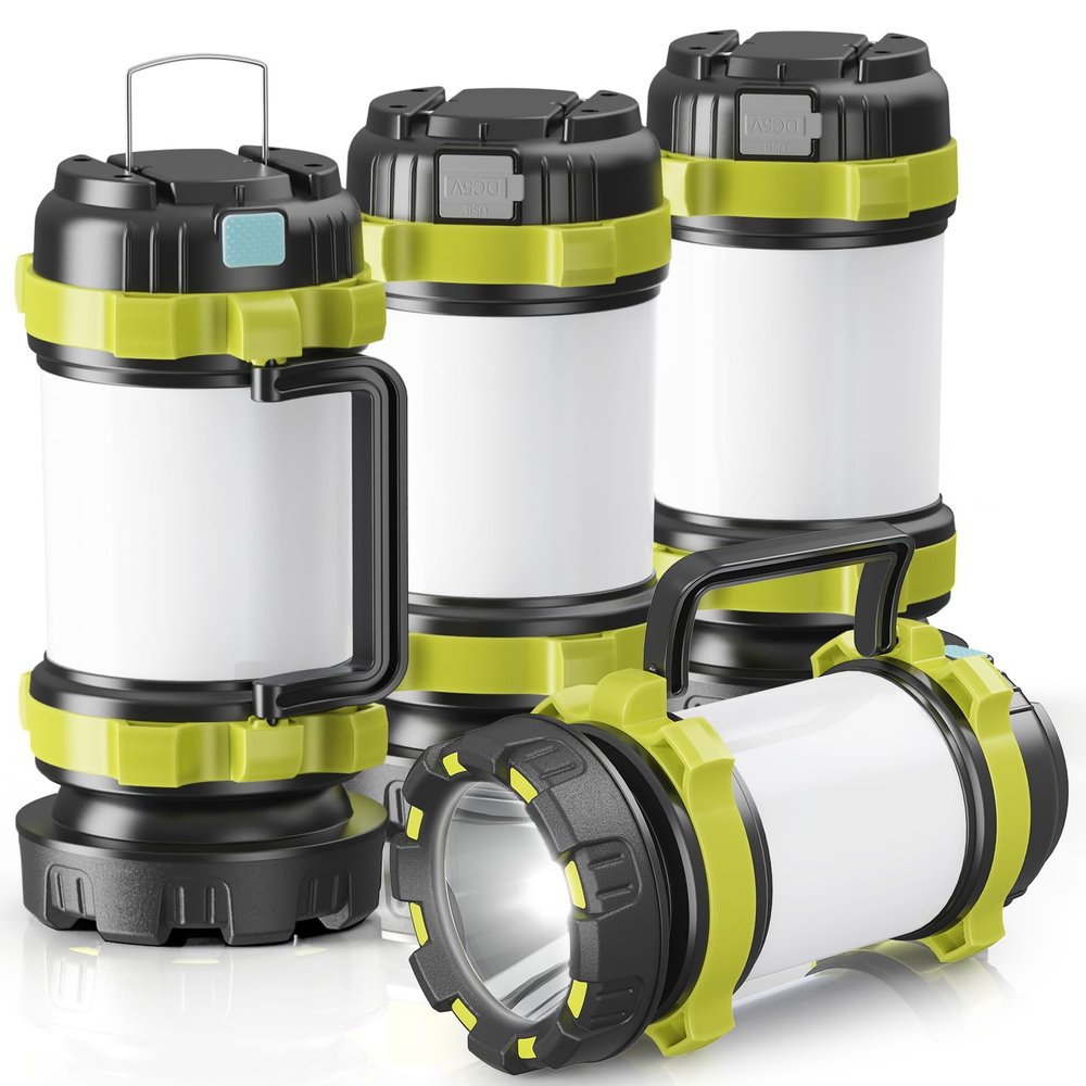 AlpsWolf Camping Lantern Rechargeable , Alpswolf Camping Flashlight 4000 Capacity, 6 Modes, IPX4 Waterproof, Led Lantern Camping, Hiking, Outdoor Recreations
