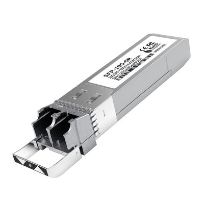 10GBase-SR SFP+ Module, Multi-Mode LC Ethernet Transceiver, 10G 850nm MMF up to 400m, Compatible with Cisco SFP-10G-SR, Meraki, Ubiquiti UF-MM-10G, Mikrotik, Netgear, HPE, TP-Link, Aruba and More