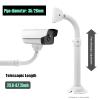 UQISOVI CCTV Security Camera Mount Bracket, Telescopic Adjustable Universal Camera Wall Mounting Bracket for CCTV Security Camera, L Type (23.6-47.2inch) view 3