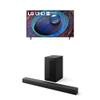 LG 50-Inch Class UR9000 Series Alexa Built-in 4K Smart TV (3840 x 2160),Bluetooth, Wi-Fi, USB, Ethernet, HDMI 60Hz Refresh Rate, AI-Powered 4K,Black, 3.1 ch. Sound Bar with Dolby Audio view 1