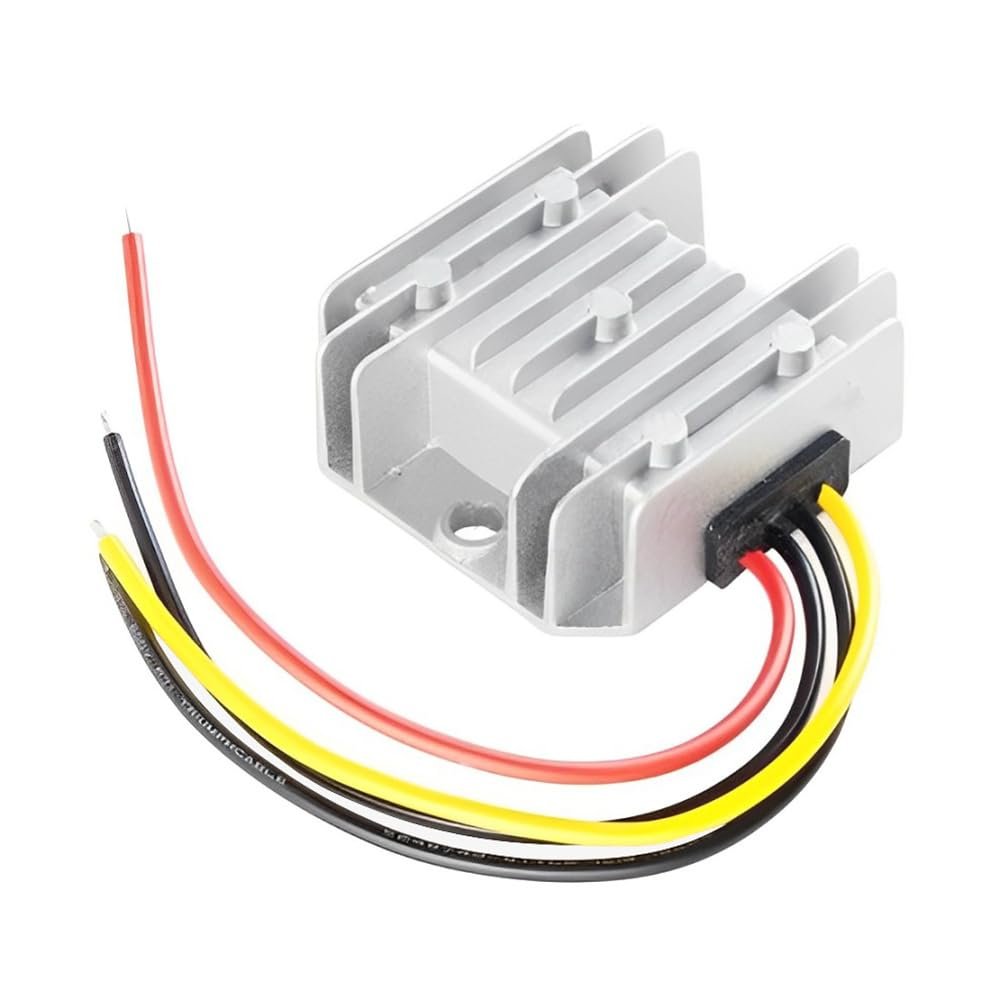 12v to 48v 1A 48W Boost Converter DC Power Adapter, Suitable for Cars, Trucks, Ships, LED Light Strips