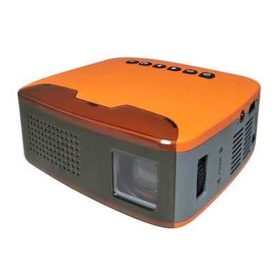 DJXIK Mini Private Home Theater Projector, High-Definition Portable LED Video Projector, Compatible with HDMI/VGA/USB/AV, TV Stick, PS4, Etc.,C