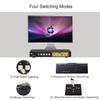 CKLau 4 Port KVM HDMI Switch with Audio, USB 3.0 Hub, Black, Push Button Actuator, Manual Operation view 4
