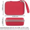 khanka Hard Travel Case for Kodak smile+/ Kodak Smile Plus Wireless Digital Instant Print Camera with Effect-Changing Lens, 2x3 Sticky-Backed Photo Prints,Case Only (Fuchsia) view 3