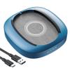 MEKASS Mouse Jiggler Undetectable with Timer, Ultra-Silent Mouse Mover Device to Keep Computer PC Laptop Alive, Automatic Mouse Wiggler Shaker to Keep Mouse Moving Work from Home (Blue and Grey-Line view 1