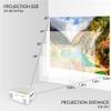 DJXIK Children's Mini Projector, Full HD LCD Video Projector Portable, with HDMI USB AV Interface And Remote Control, Suitable for Indoor Or Outdoor view 3