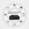 DJXIK Mini 1080P Home Theater Projector, Portable LED Projector 30-130 Inch Projection Size, Compatible with HDMI/VGA/USB/AV, TV Stick, PS4 Etc. view 2
