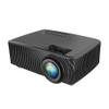 DJXIK Mini Projector, Portable Entertainment High-Definition 1080P Projector, Support Smart Phone Wireless Same Screen, Compatible with HDMI / VGA / USB / AV, TV Stick, PS4, Etc.,Black view 1