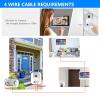ANJIELO SMART Wired 1080P Video Door Phone Apartment Intercom System,Wireless WiFi 2 Unit10 Inch Touch Monitor,Supporting 5 in 1 Unlcking,Motion Detecting,RFID Card Unlocking for Home Tuya,32G view 4