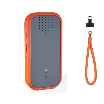 POBOVi Mesh Communicator Walkie Talkies, Group to Communicate Hands-Free While Hiking, Biking or Camping, 2000FT, One-Click Match, Expandable Range Network, Personal Speaker