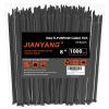 8 Inch Zip Ties Double Sided Toothed (Bulk 1000 Pack Black),65lbs Tensile Strength Heavy Duty Cable Wire Ties with Self-Locking Adjustable Nylon Tie Wraps for Indoor Outdoor (Patented Design) view 1