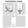 Starlink Gen 3 Power Supply Wall Mount - Secure Adhesive & Screw Mount Bracket Holder with Cable Management, Compatible with Starlink Standard Gen 3 Power Adapter view 3