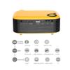 DJXIK Mini Portable Projector 320*240P Supports 1080P LCD 50000 Hours Lamp Life Home Theater Video Projector Compatible with HDMI/USB/SD/AV/VGA ,C view 3