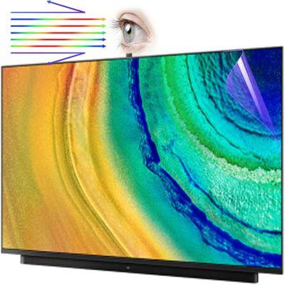 Wzglod 55 Inch TV Screen Protector Anti-Glare/Anti Blue Light/Anti Scratch Film, Fits LCD, LED, 4K OLED & QLED HDTV Displays Dustproof Filter Film