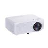 DJXIK Mini Projector, Portable Entertainment High-Definition 1080P Projector, Support Smart Phone Wireless Same Screen, Compatible with HDMI/VGA/USB/AV, TV Stick, PS4, Etc.,White view 1