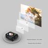 DJXIK 3D Portable LED Mini Video Projector 1080P Supported 30-100 Inch Projection Size with AV/VGA/USB/TF/HD Input Multimedia Video Projector view 4
