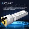 4PCS 10GBASE-T SFP+ RJ45 Copper Transceiver Module, Multi-Rate 1.25G/2.5G/5G/10G up to 30m - Compatible with TP-Link, Cisco SFP-10G-T-S, Ubiquiti UF-RJ45-10G, Netgear, Broadcom, Mikrotik and More view 3