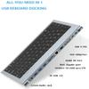 USB HUB Wired Computer Keyboard,11 in 1 USB C Docking Station with 4K HDMI, 3 USB Ports, 100W PD, SD/TF, Ethernet, 3.5 Audio view 2