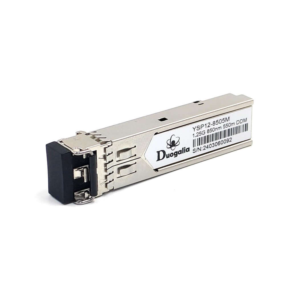 Duogalia Gigabit Multi-Mode SFP LC Module, 1.25G SFP MMF 850nm up to 550m (1804 ft)