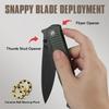CIVIVI RS71 Pocket Knife for Men, Folding Knife with 4" Nitro-V Long Blade Micarta Full-size Handle for Camping Hunting Hiking C23025-3 view 4