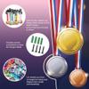 SUPERDANT Running Medal Hanger Display for Women Men Wall Mounted Sports Award Metal Holder with Iron Shelf Medal Organizer Holding Race Ribbon Great Gifts for Runners and Athletes view 4