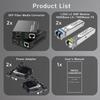 FTTPVIPS A Pair of 1.25G/s Bidi Gigabit Single-Mode Fiber Ethernet Media Converter with 2PCS Bidi SFP LC Transceiver Module Included, 10/100/1000Base-Tx to 1000Base-SX SMF RJ45 to SFP Slot up to 30KM view 3